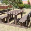 Picnic Set 4-Seater with backs - Image 3