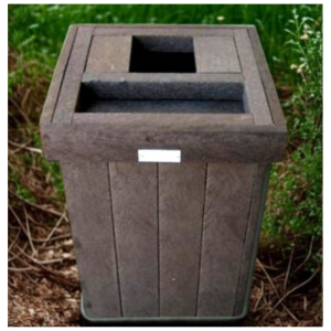 Bin with Butt Lid